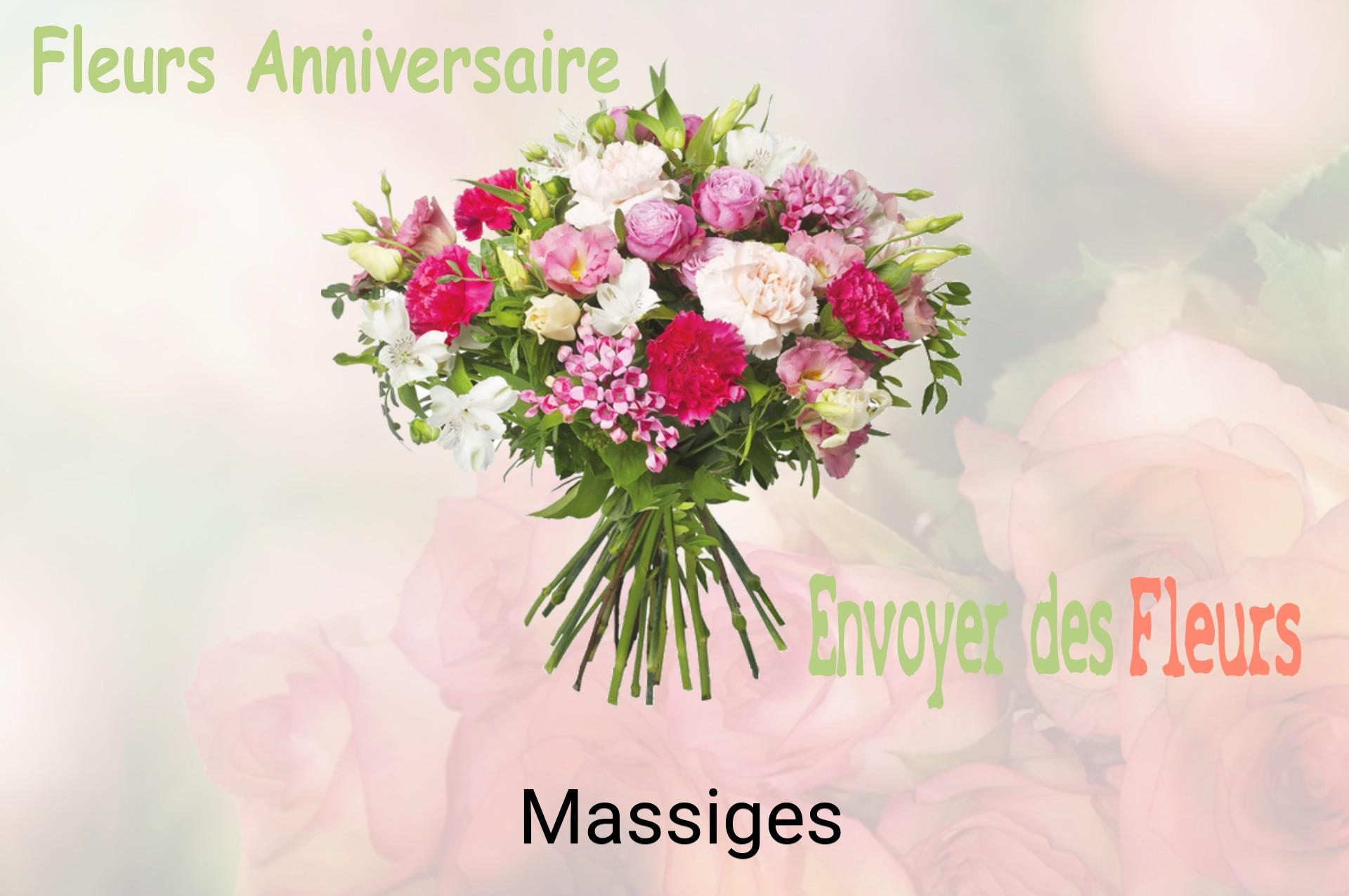 Bouquet de fleurs d’anniversaire livré à Massiges