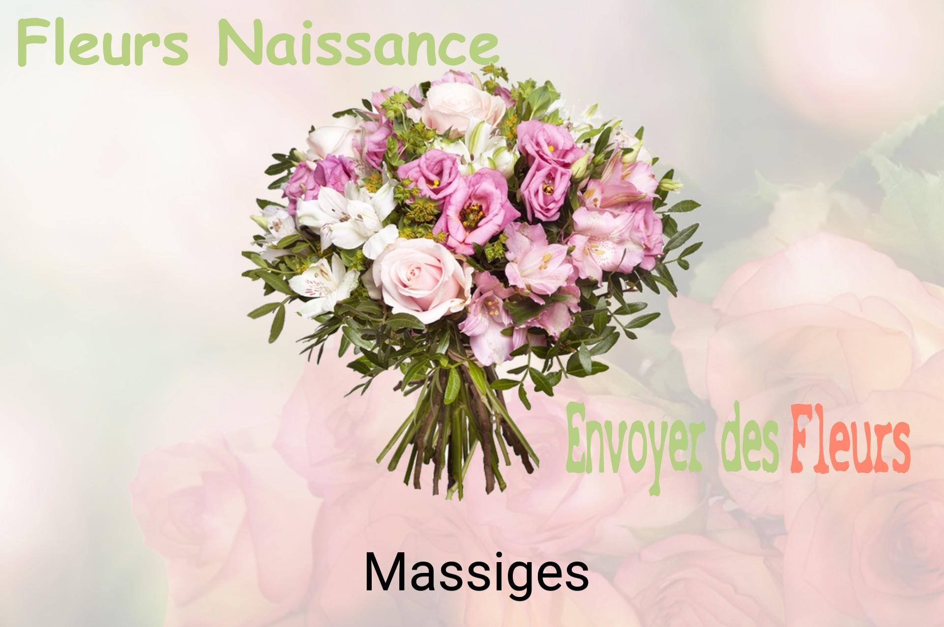 Bouquet de fleurs de naissance livré à Massiges